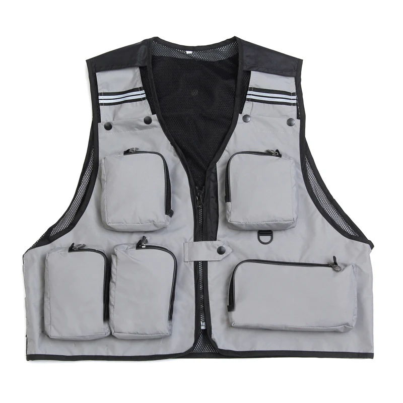 Жилет мужской для рыбалки на открытом воздухе летняя спортивная одежда жилет