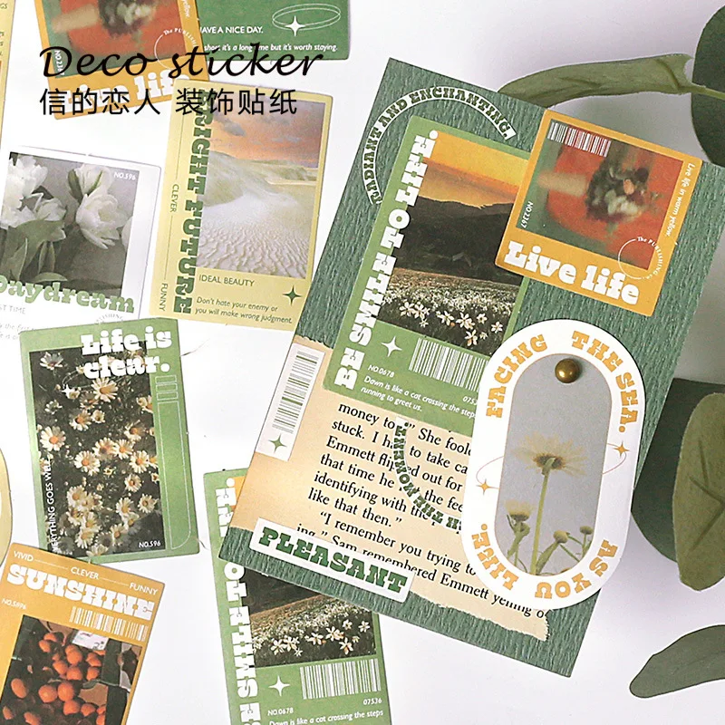 

40 шт./лот кавайные канцелярские наклейки серия «Город Дайвинг» наклейки для дневника планировщика скрапбукинга рукоделия Стикеры