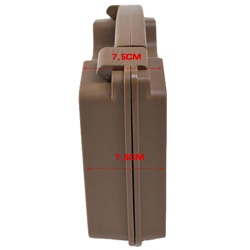 

Tactical Hard ABS Pistol Box Handgun Storage Gun Guard Case Padded w/ Foam Lining Gun Protector Gun Accessories Hunting Airsoft