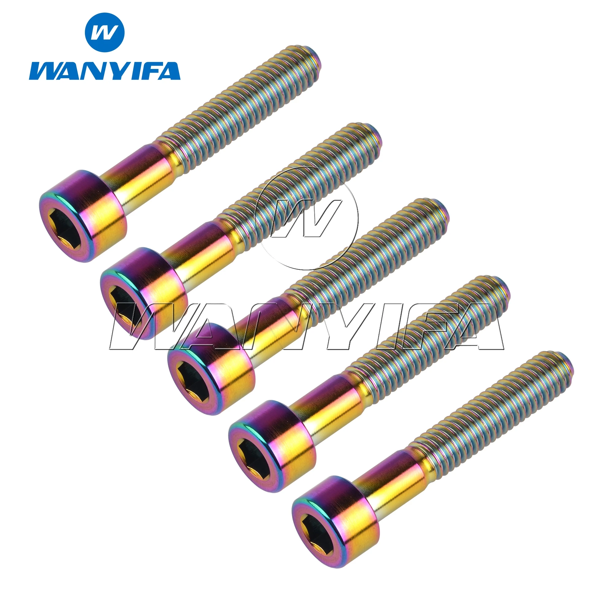 Титановый &quotWanyifa&quot болты M6x35mm шестигранный винт для подключения гарнитуры