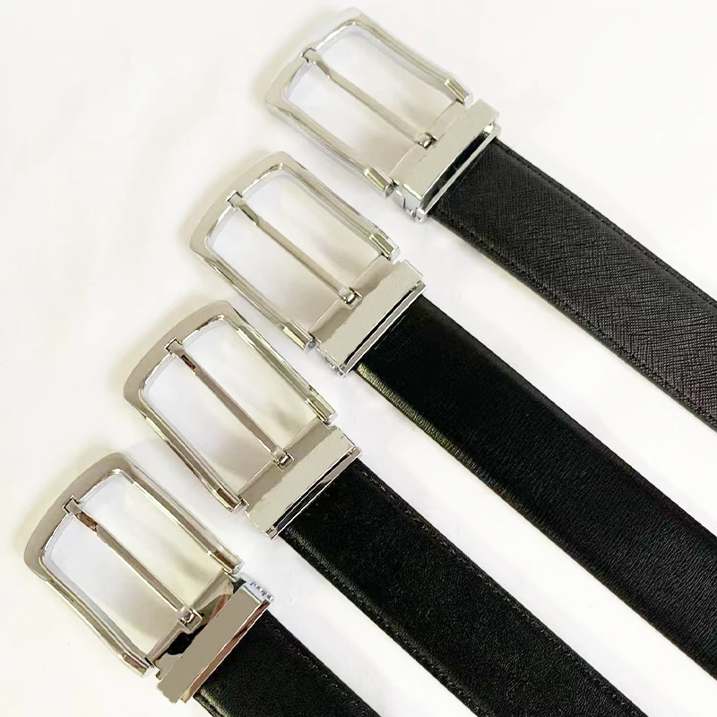

2022 new luxury leather men's belt MB leather brand pin buckle ladies belt