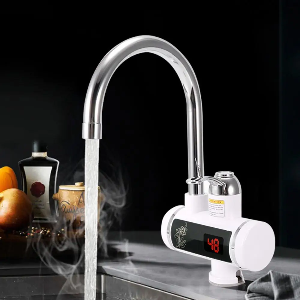

Electric Water heater 3000w Instant Hot Electric Faucet Water Heating Tap with LED Display EU Plug 220V Calentador New
