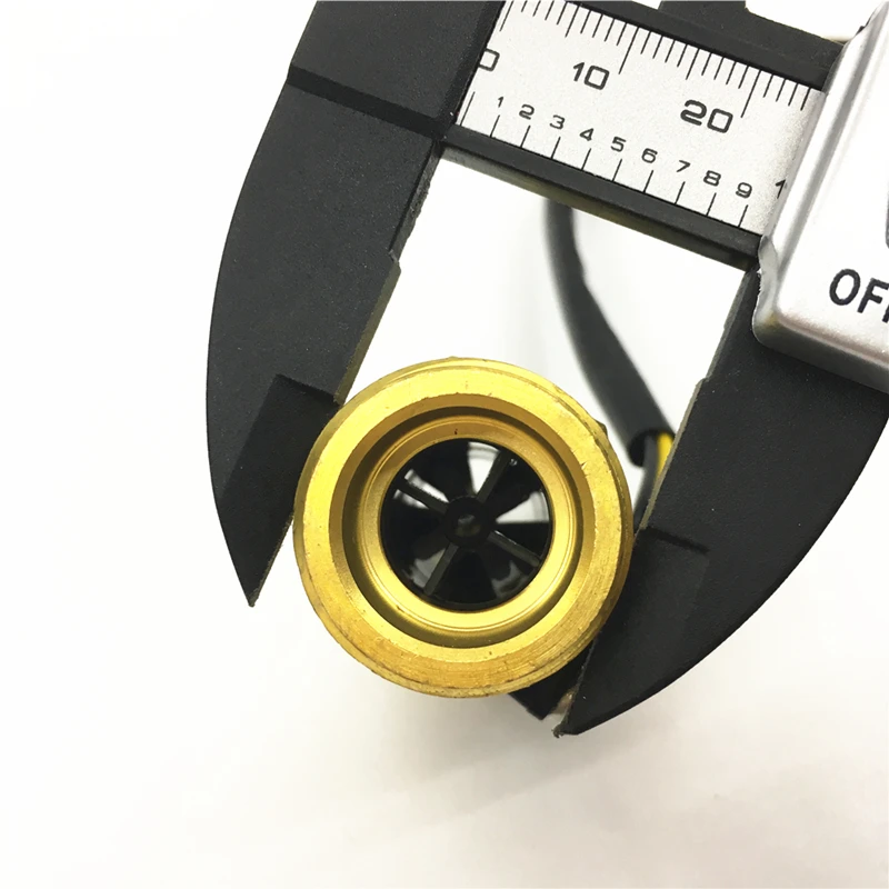 Латунный измеритель частоты потока G3/4 &quot NTC температуры Датчик расхода