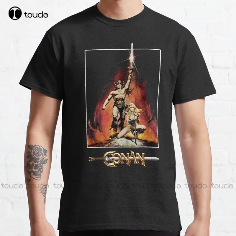 

New Conan The Barbarian Classic T-Shirt Graphic Shirts S-5Xl Cotton Tee Shirt