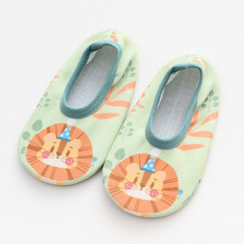 Calcetines de algod&oacute;n con dibujos animados para beb&eacute;, antideslizantes, cortos, de barco, antideslizantes, para primeros pasos-5