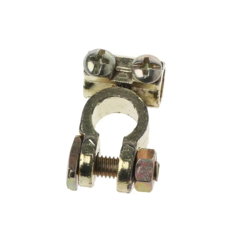 

1Pair Alloy Car Battery Terminals Clamps Screw Connection Positive Negative Clip A0NE