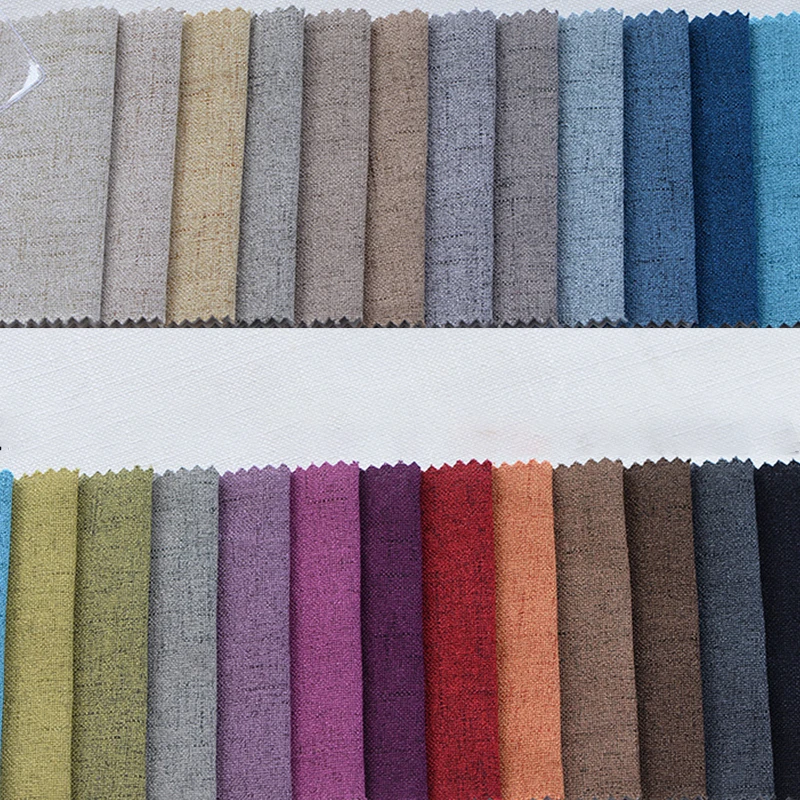 Утолщенная имитирующая льняная ткань сделай сам Лоскутная Ткань для занавесок