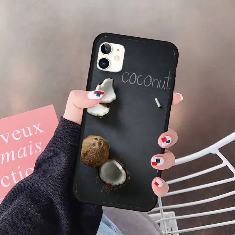 

summer cool coconut Phone Case for iPhone 11 12 pro XS MAX 8 7 6 6S Plus X 5S SE 2020 XR