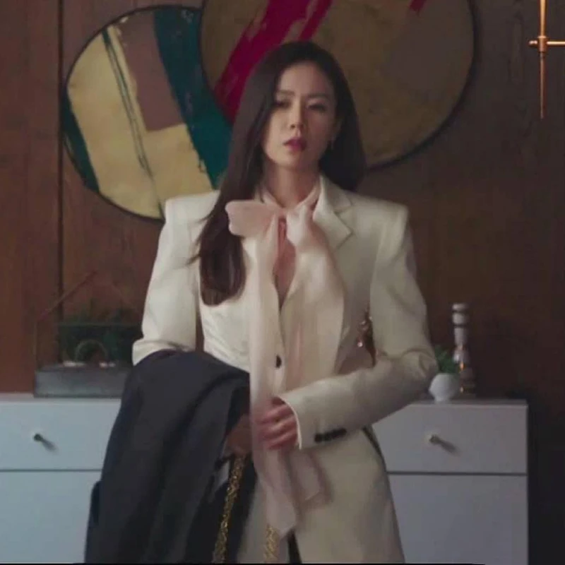 Женский блейзер в Корейском стиле элегантный пиджак для офиса и работы модель L555