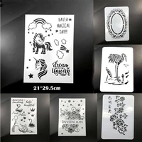 drawing stencil painting template diy scrapbooking album decorative coloring embossing reusable office school supplies
