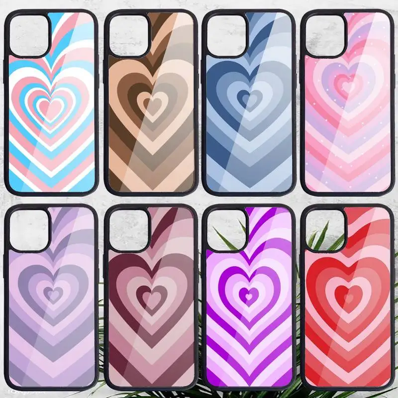 

Love Coffee Heart Phone Case PC for iPhone 11 12 pro XS MAX 8 7 6 6S Plus X 5S SE 2020 XR Soft TPU Silicone Back Cover