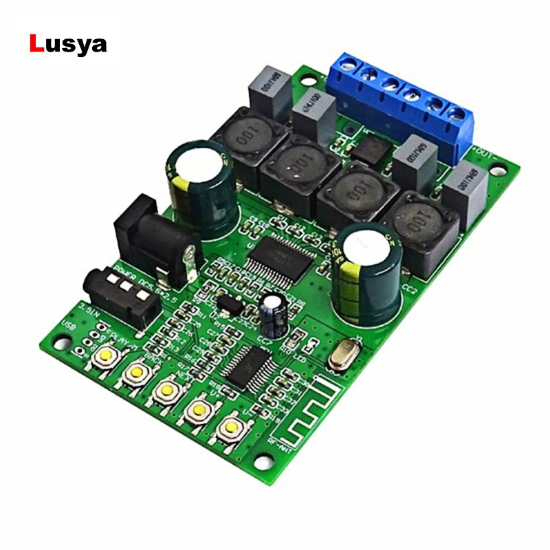 

TPA3118D2 Bluetooth 5,0 цифровой усилитель, Плата усилителя, двухканальный усилитель звука, Плата усилителя 2*30 Вт, A4-006