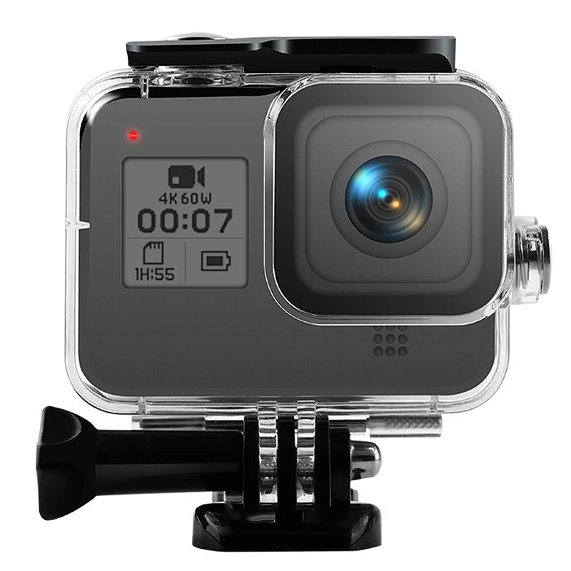 45 м подводный водонепроницаемый чехол для GoPro Hero 8 черная экшн камера защитный