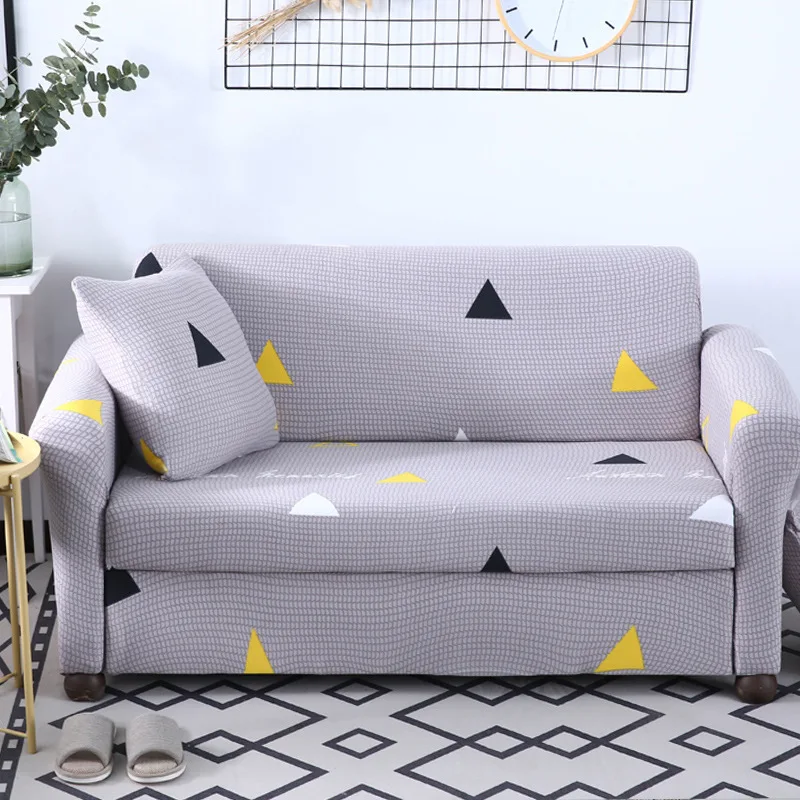 Розовый мультяшный защитный чехол для дивана чехлы гостиной угловой эластичный|