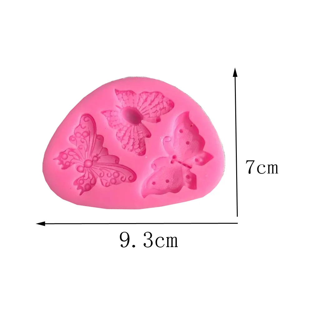 

3D Butterfly Cake Decorating Molds Silicone DIY Ice Cube Pudding Baking Trays Bakeware Baking Chocolate Pastry Fondant Mould