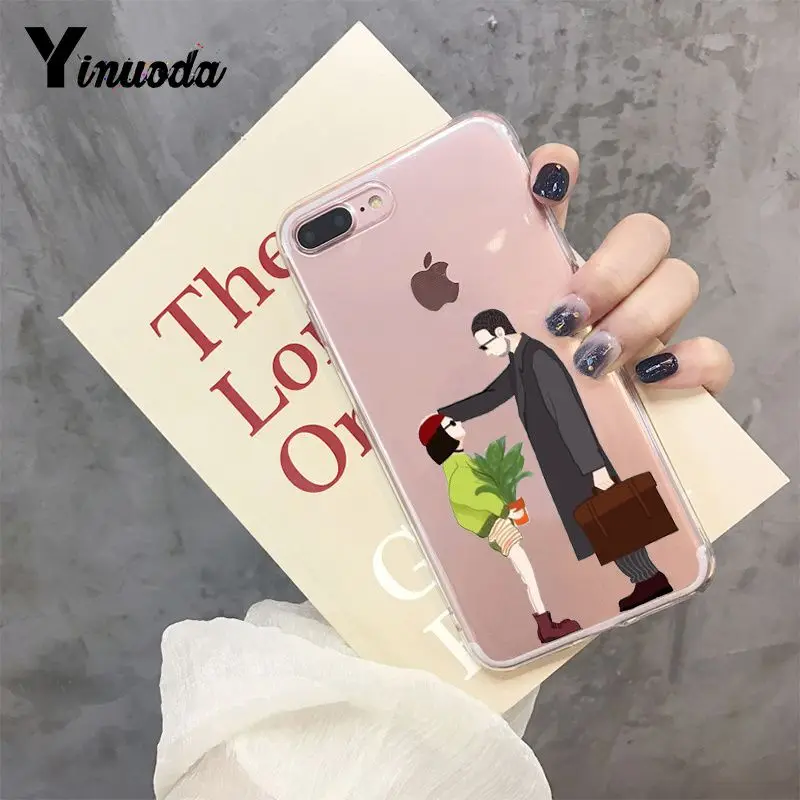 7 Чехол для телефона Yinuoda Cool Leon and Matilda art Couple с потрясающим пейзажем для Apple iPhone 8 7 6 6S Plus X XS max 5 5S SE XR - Цвет: 7
