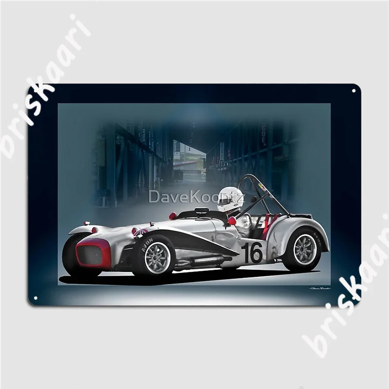 

1964 Lotus Seven Roadster Metal Sign Plates Designing Cave Pub Wall Pub Tin Sign Posters