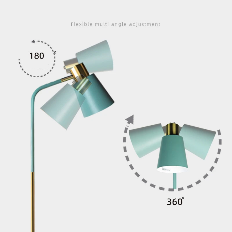 Long Floor Stand Lighting Iron Studios Lamp Shade Dimmer Modern Sofa Design Italy Sofas For Living Room Bedside Table Lamps LED | Освещение