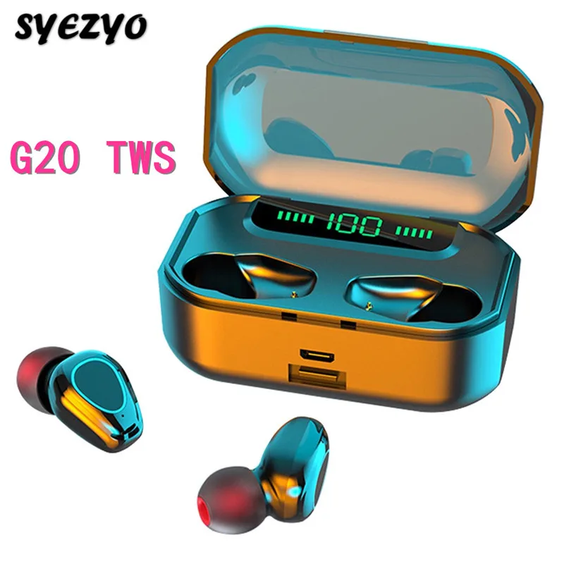 TWS Mini G20 беспроводные Bluetooth наушники деловая гарнитура водонепроницаемая IPX7