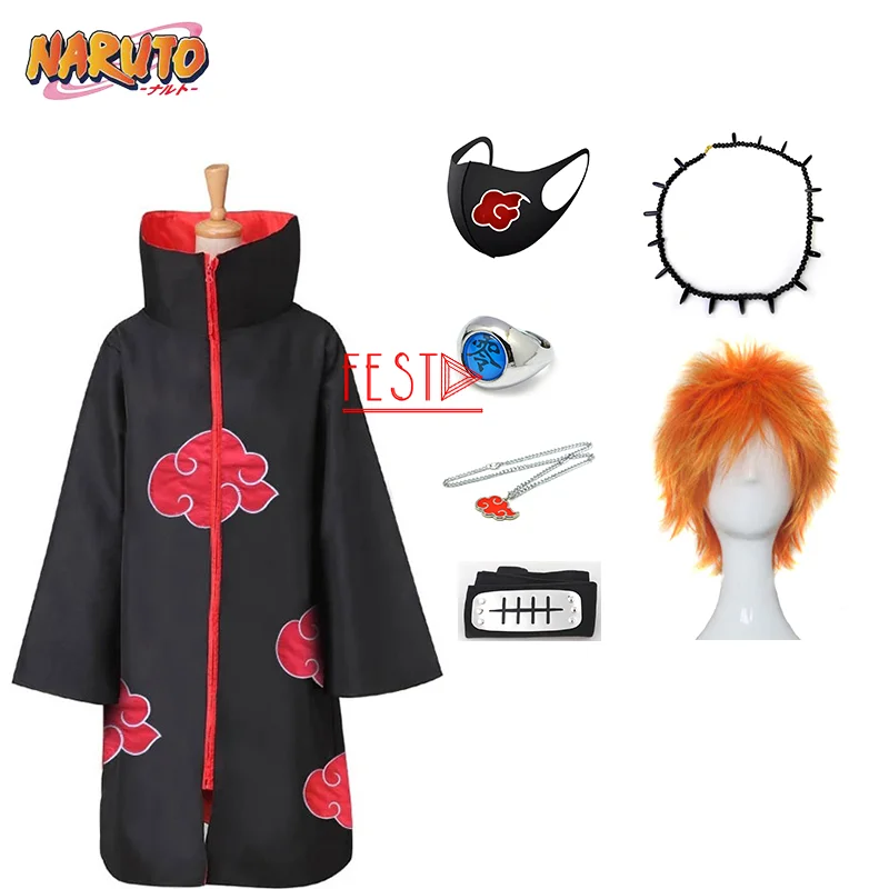 Повязка на голову для косплея по мотивам аниме Акацуки боли накидка одежды с
