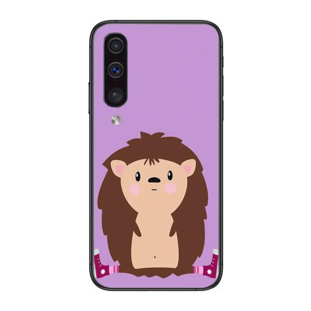 

Cartoon Animal Cute Phone Case Hull For Samsung Galaxy A 3 5 6 7 8 9 E 2018 Plus 2017 E S Black Shell Art Cell Cover TPU