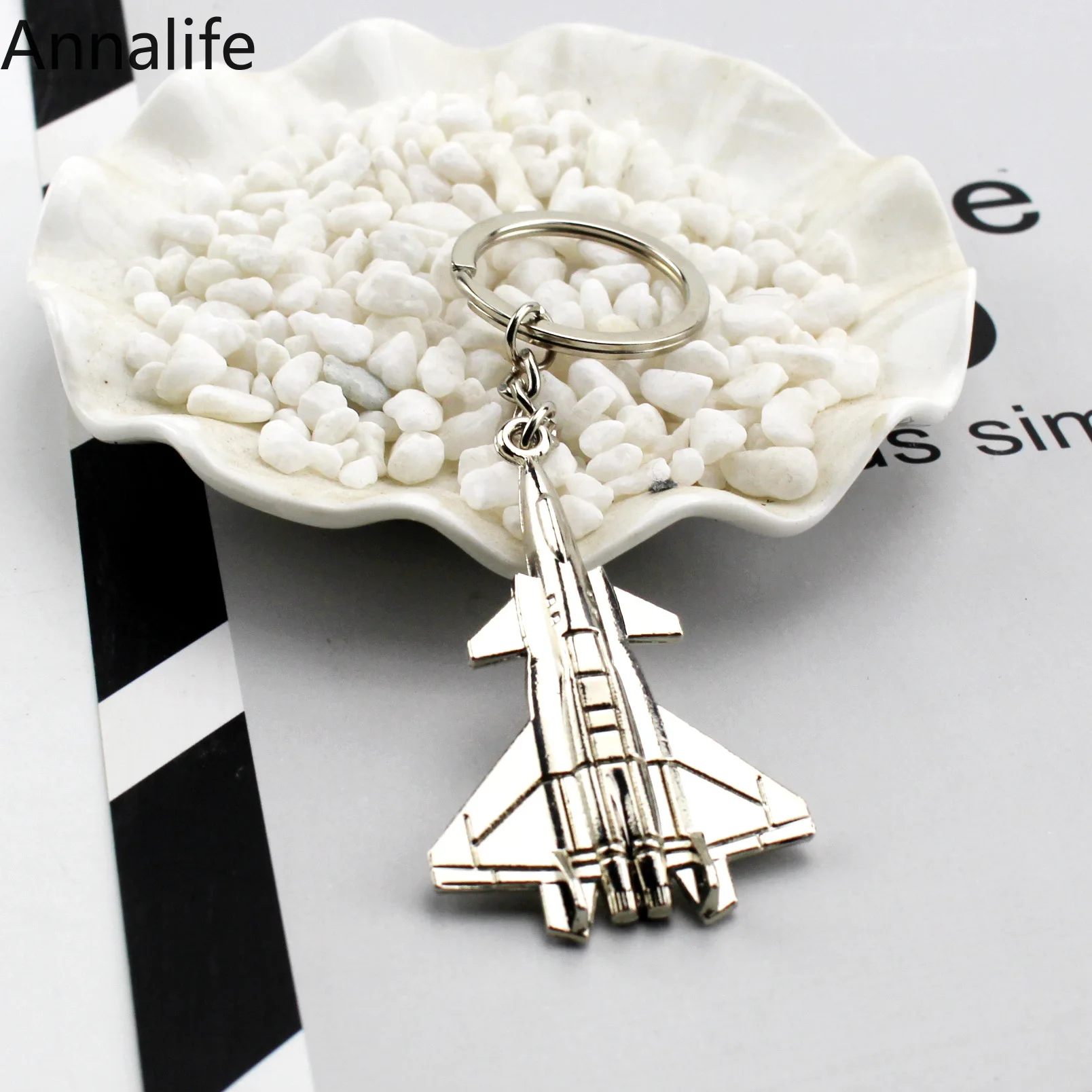 Новинка 2019 модель самолета багажная бирка брелок для ключей металлический