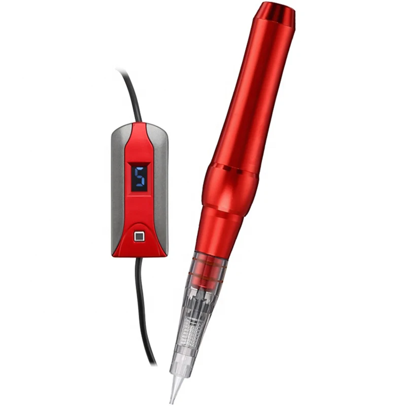 1 шт. профессиональная микроблейдинг машина ручка с иглами роторная Татуировка