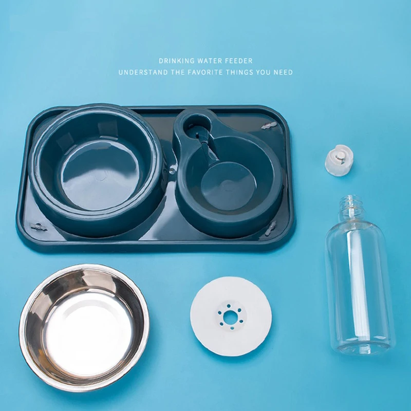 Миска и поилка для домашних животных нержавеющая сталь приподнятая миска кошек