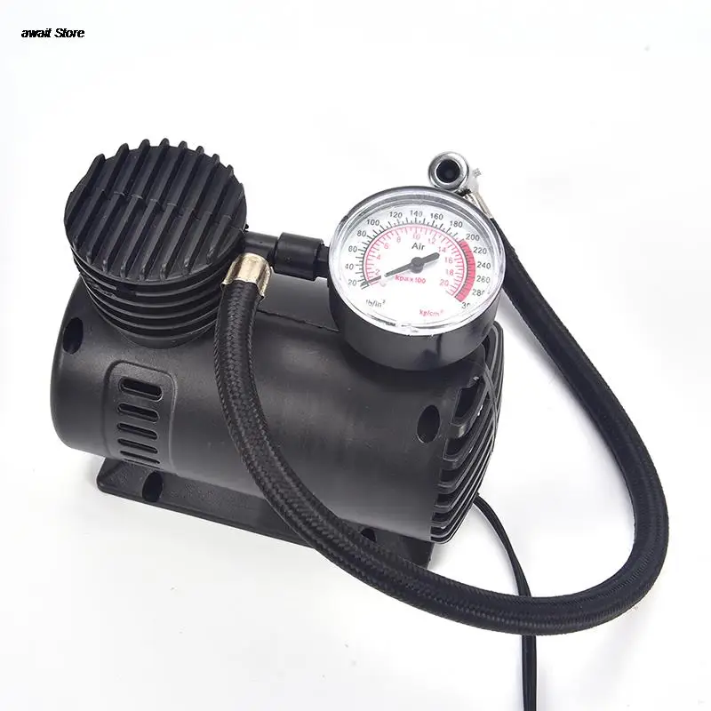 1PC 300PSI 12V Auto Car Electric Tire Air Inflator Pump Mini Compressor | Inflatable
