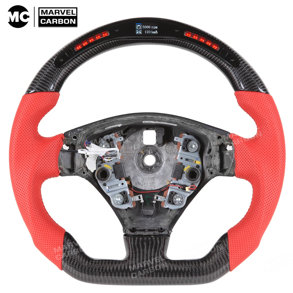 

Carbon Fiber LED Steering Wheel for Maserati Granturismo,Ghibli,Levante，Turismo，Quattroporte,GranCabrio