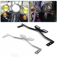 moto led light mount bracket bar driving lighting fog lamp holder accessories for motorcycle crash bar guard