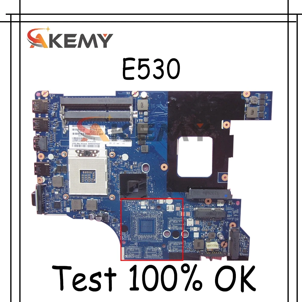 

Материнская плата для ноутбука Lenovo Thinkpad E530 E530C FRU 04Y1181 QILE2 LA-8133P HM77 100% рабочий