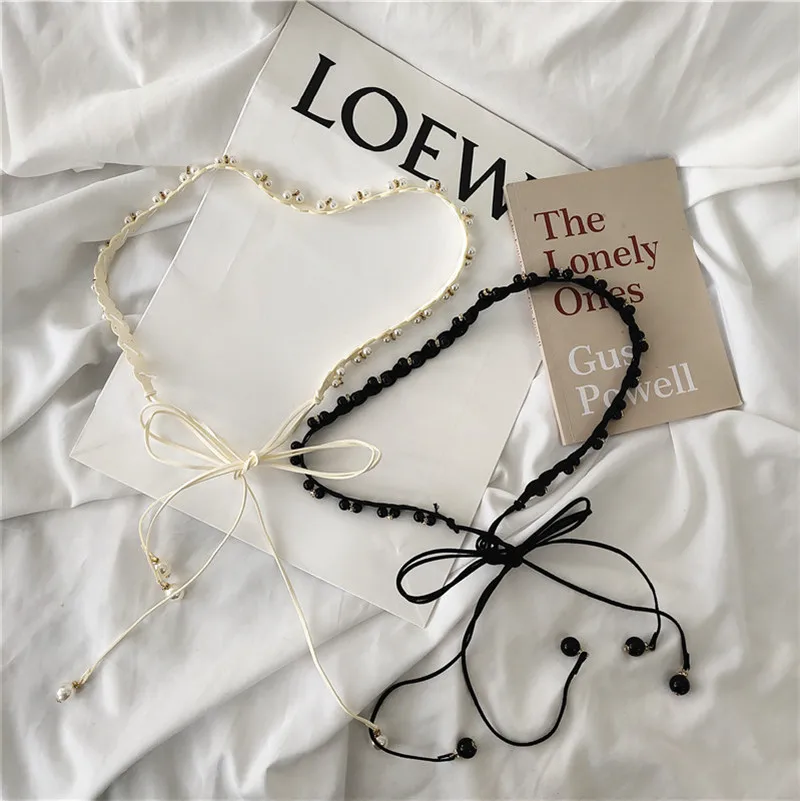 Платье с декоративным ремешком женские тонкие корейские модные поясная цепочка