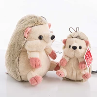 15cm plush hedgehog toys key chain ring pendant plush toy animal stuffed anime car fur gifts for women girl toys doll