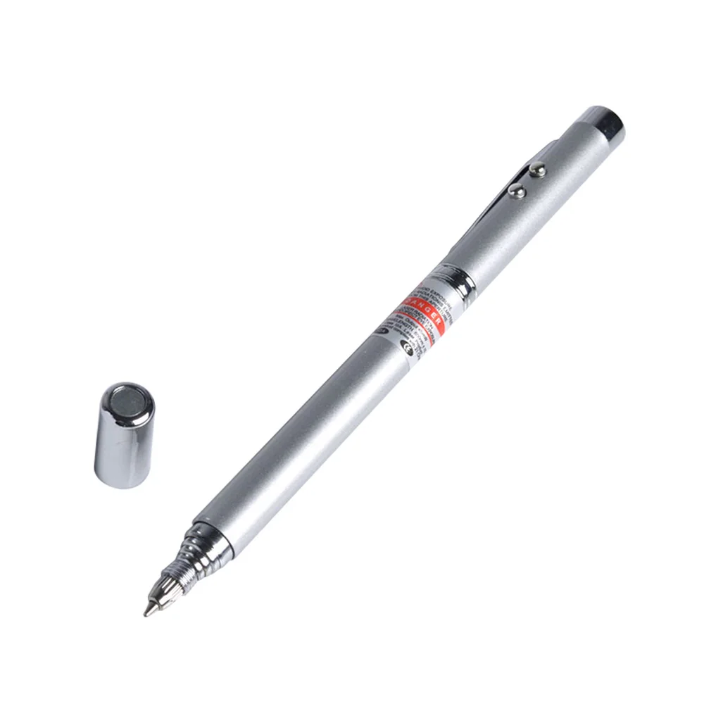 4 в 1 телескопические Обучающие инструменты шариковая ручка красная лазерная