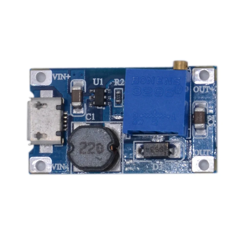 DC Boost модуль 2a Плата расширения широкий диапазон входного напряжения 2/24 В Liter
