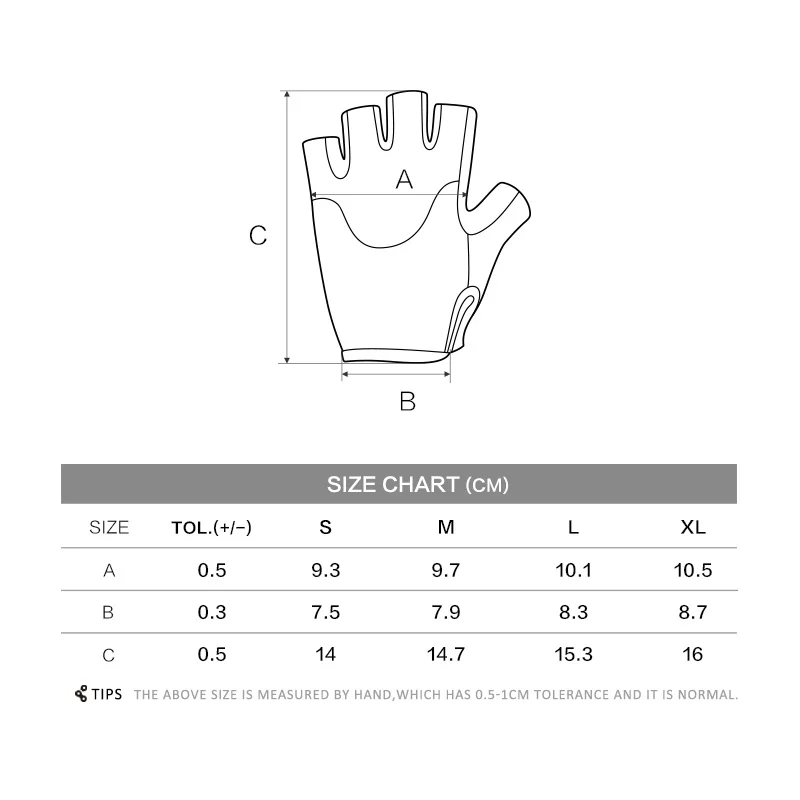 

Cycling Unisex Summer Bike Half Finger Gloves Anti-pilling Anti-static Asian Size