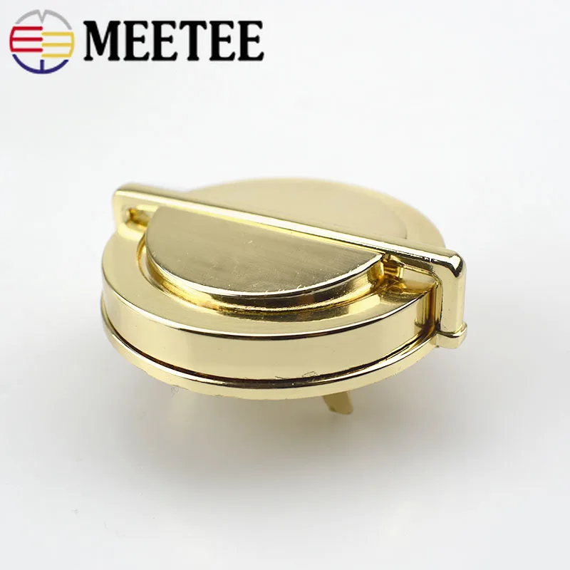 1/2 шт 60 мм круглая металлическая сумка с пряжкой женская закручивающимся замком