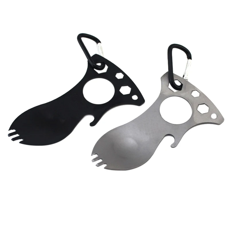 

Outdoor Spoon Combination Portable Tableware Multifunctional Outdoor Gadget Outdoor Spork Multi-Tool