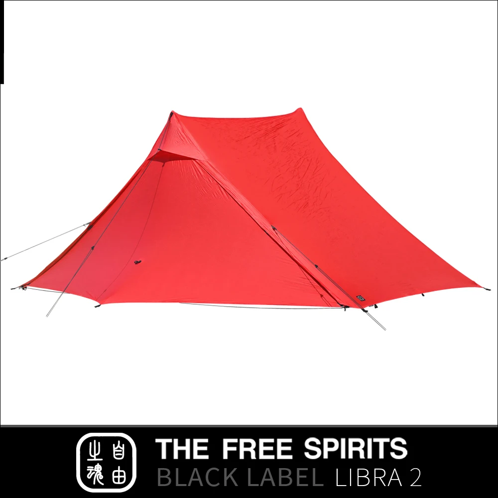 Свободно духов кронен Libra2 палатка 20D нейлон bothside силиконовое покрытие 2 человек