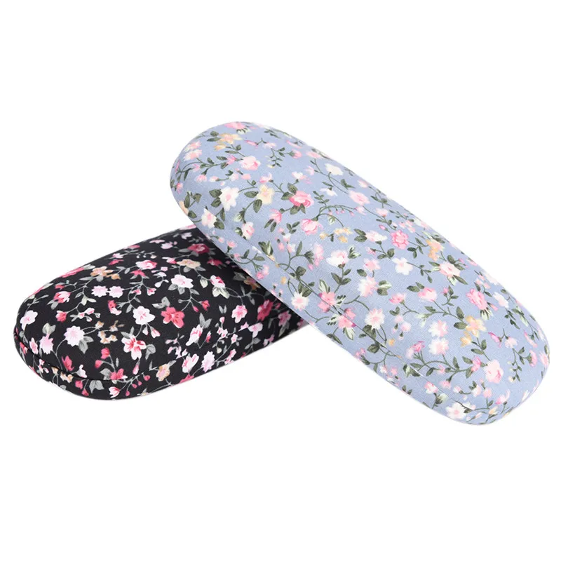 

1PC Portable Fabrics Floral Glasses Case Reading Glasses Box Sunglasses Bags Spectacle Case Hard Eyewear Protector