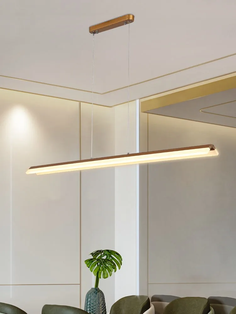 Современный простой светодиодный акриловый подвесной светильник для столовой