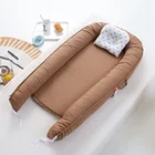 Хлопковая детская кроватка, складная кровать для малышей, Детская бионическая кроватка без подушки, съемная портативная люлька, реквизит для фотосессии