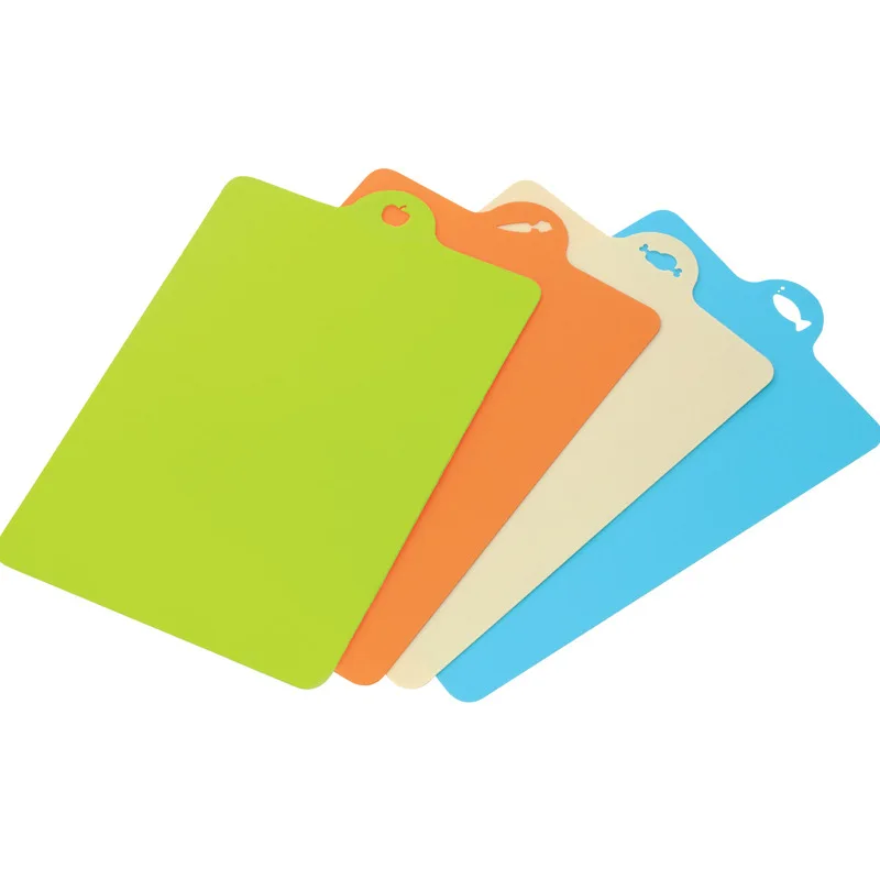 Разделочная доска для овощей разделочная фруктов пластиковая мягкая четыре