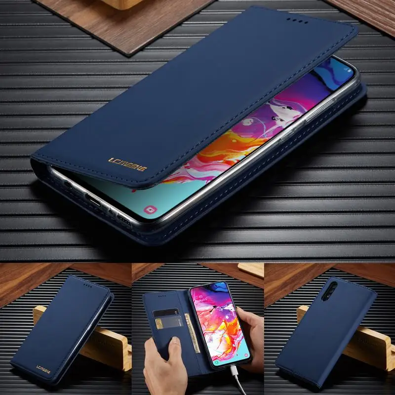 Чехол для Samsung Galaxy A50 A70 A30 A20 E A10 A40 кожаный Магнитный Флип кошелек чехол телефона A 50