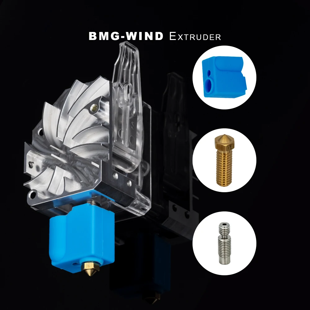 NF BMG WIND V6 Dual Drive экструдер для простого Установка Эндер 3 коротких расстояние