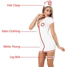 Женский костюм для косплея Meihuida, сексуальное женское белье медсестры эротический костюм для полный комплект