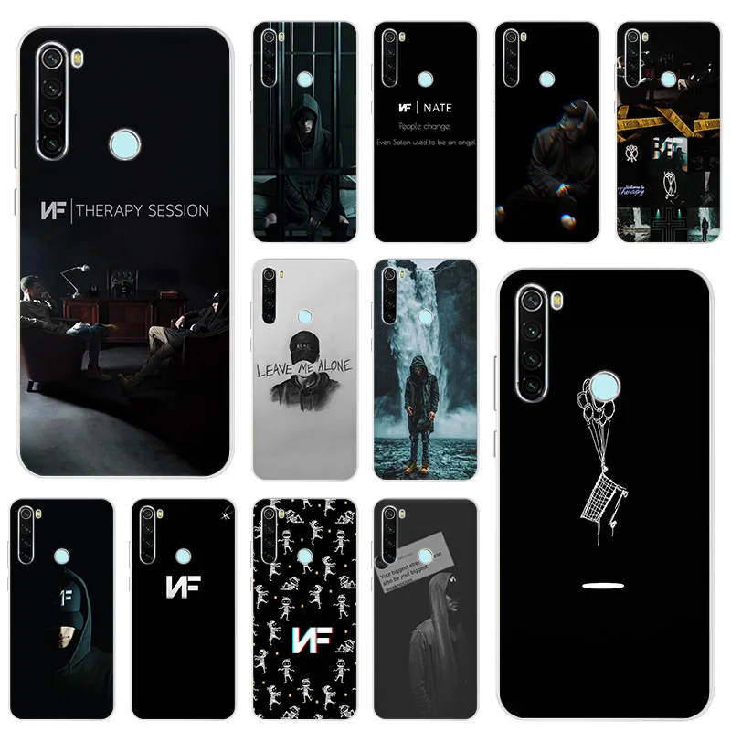 

Phone Case For Xiaomi Redmi 9 9C 7a 9A 8 8A Note 10 9 8T 7 8 Pro 9T 9s NF Rapper Transparent Soft TPU Silicone Cases Cover Coque