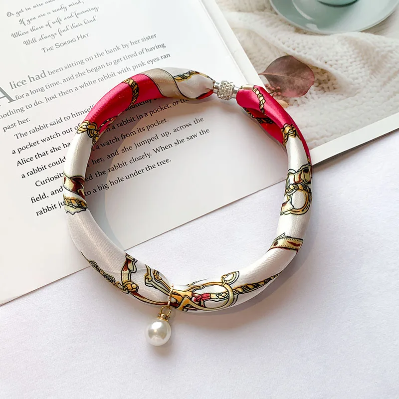 

Женский шелковый шарф, винтажный двусторонний узкий шарф в горошек с тесьмой в горошек, черная ручная сумка, лента для волос