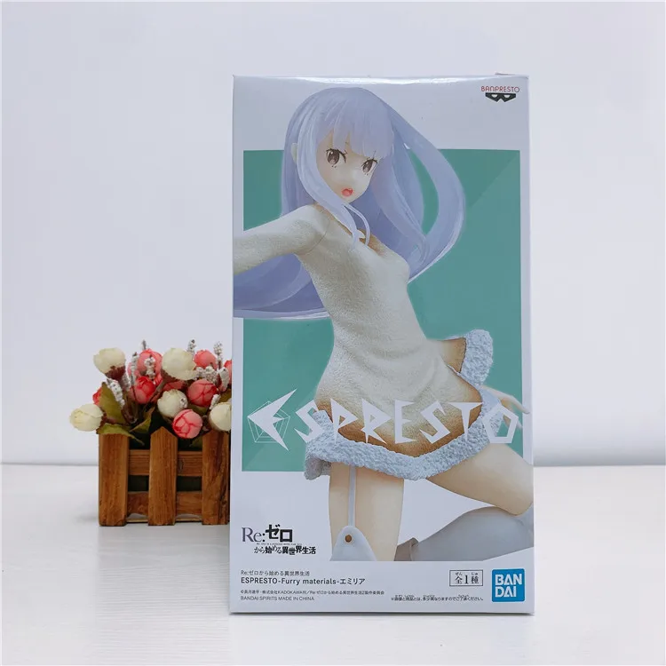 

Original Emilia Espresto Anime Figure Re: Life in a Different World from Zero Toy Action Figures Model Anime Collectible Figures